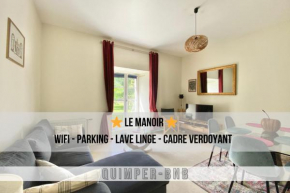 LE MANOIR - REZ DE CHAUSSEE - PARKING - WIFI - CENTRE VILLE